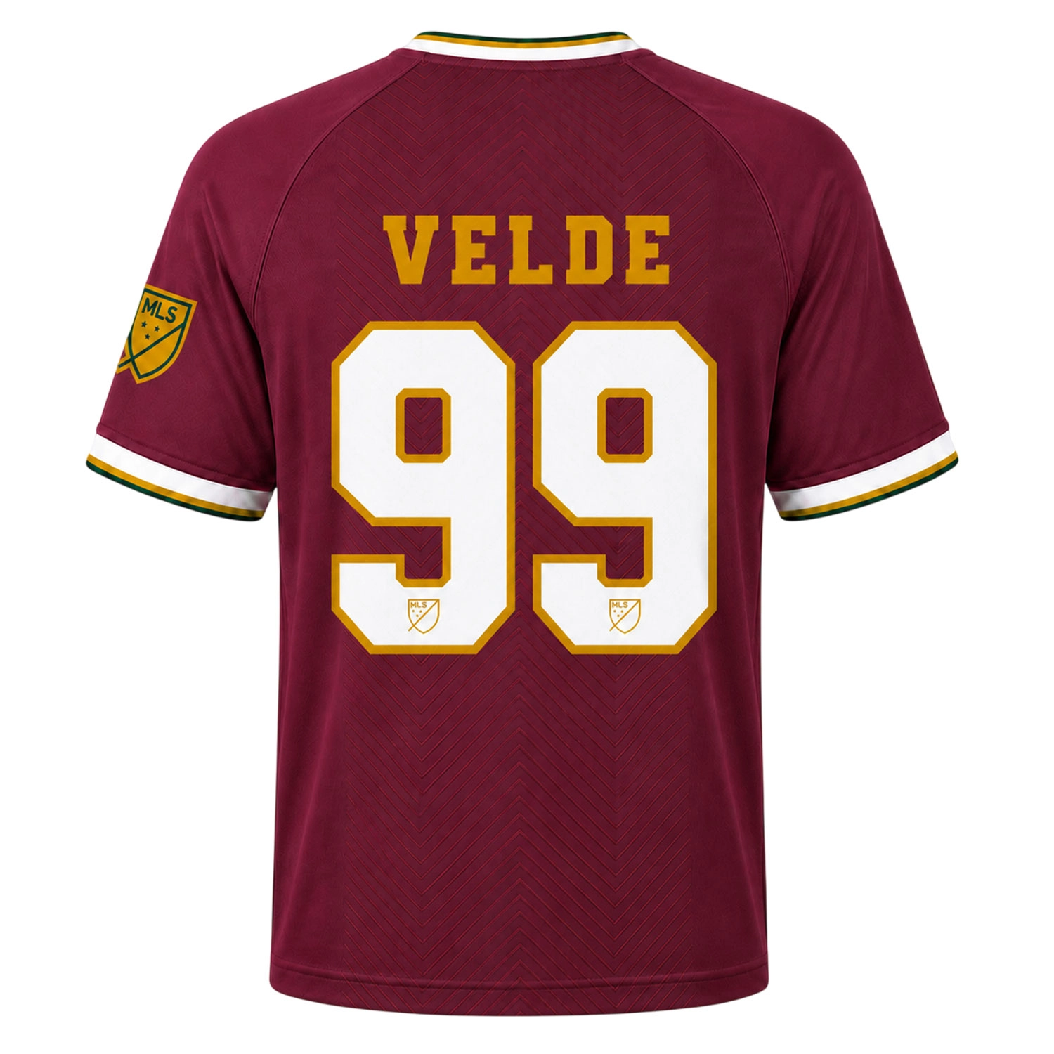 Portland Timbers Kristoffer Velde Jersey Remarkable Burgundy