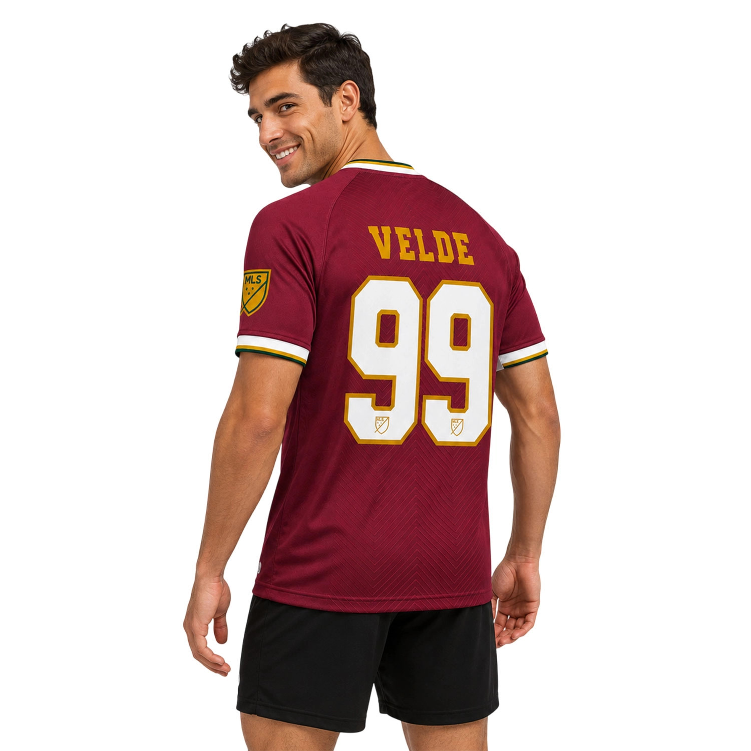 Portland Timbers Kristoffer Velde Jersey Remarkable Burgundy