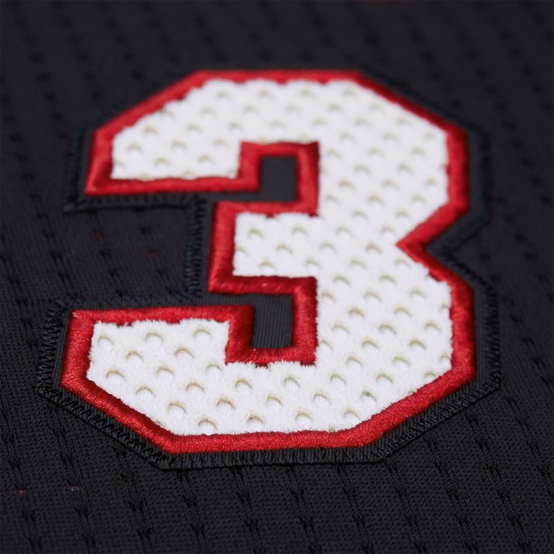 Dwyane Wade #3 Miami Heat 2012-13 Mitchell & Ness Authentic NBA Jersey Black view 4