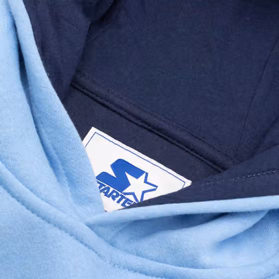 North Carolina Tar Heels Starter End Zone NCAA Hoodie Blue view 4