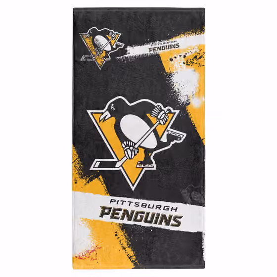 Pittsburgh Penguins Spray NHL Beach Towel view 1