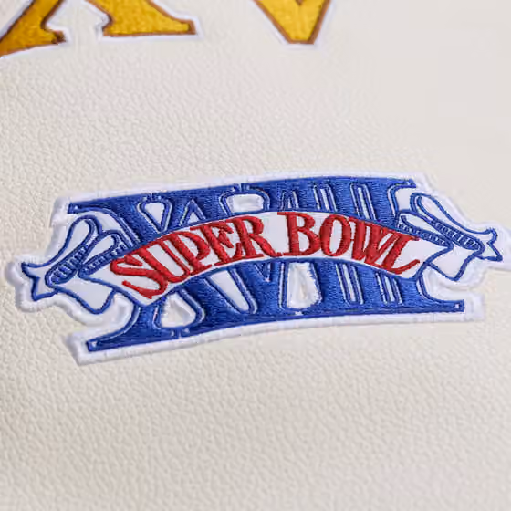 Oakland Raiders Dusted Varsity NFL Jacket Brown/Cream view 7