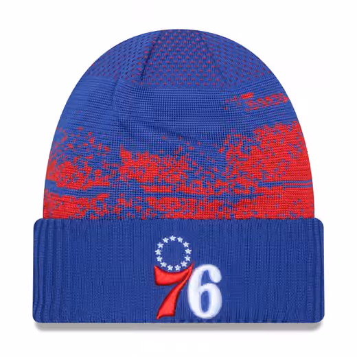 Philadelphia 76ers 2024 NBA Tip-Off New Era Beanie Knit product photo