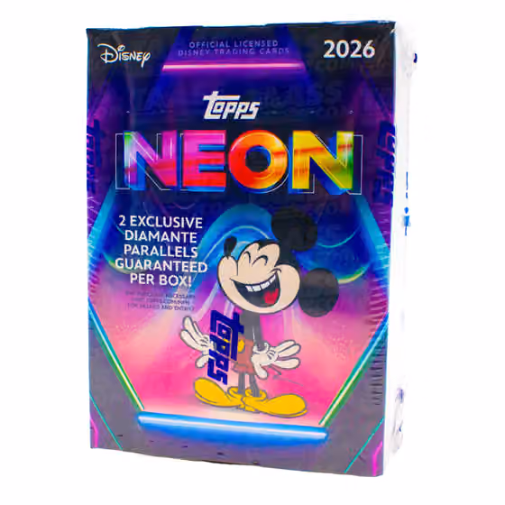 2026 topps Disney NEON Blaster Box view 1