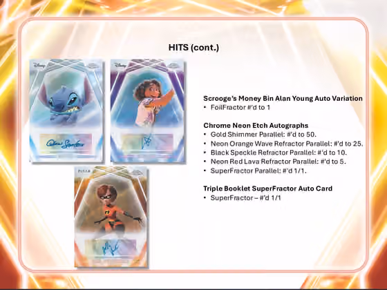 2026 topps Disney NEON Blaster Box view 8