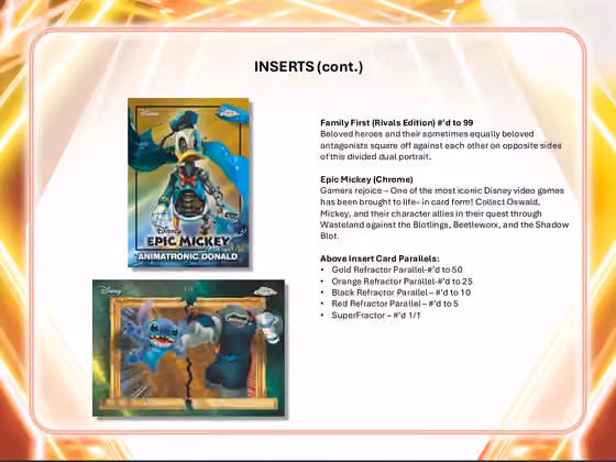 2026 topps Disney NEON Blaster Box view 6
