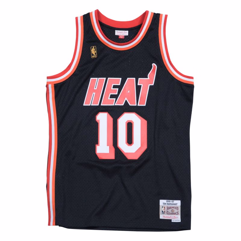 Tim Hardaway #10 Miami Heat 1996-97 Swingman NBA Jersey view 1
