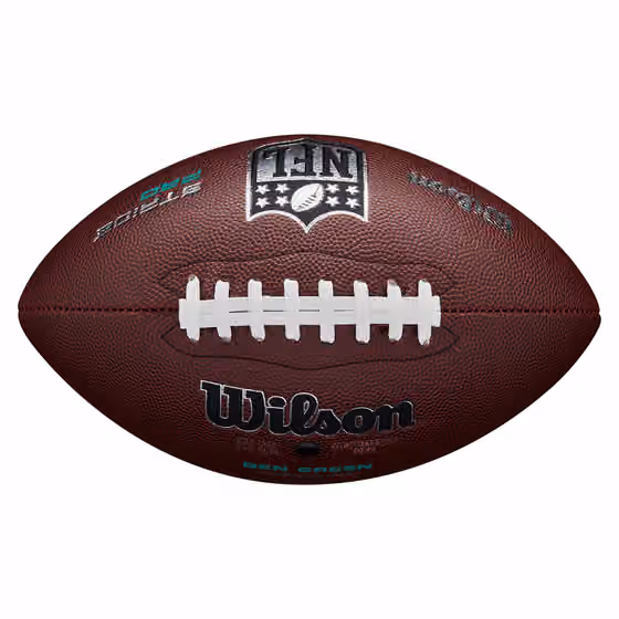 Wilson NFL Stride Pro Eco Official Size Football Braun view 4