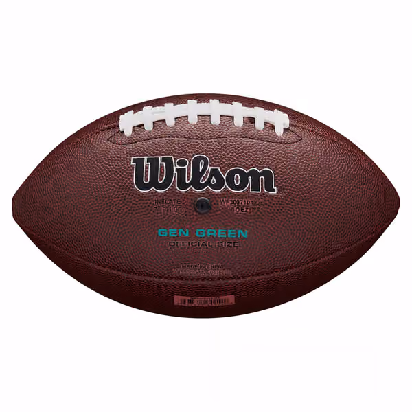 Wilson NFL Stride Pro Eco Official Size Football Braun view 2