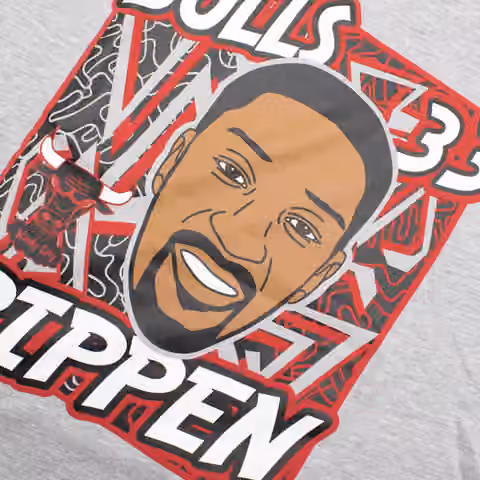 Scottie Pippen Chicago Bulls Court King Youth NBA T-Shirt (YOUTH) view 3