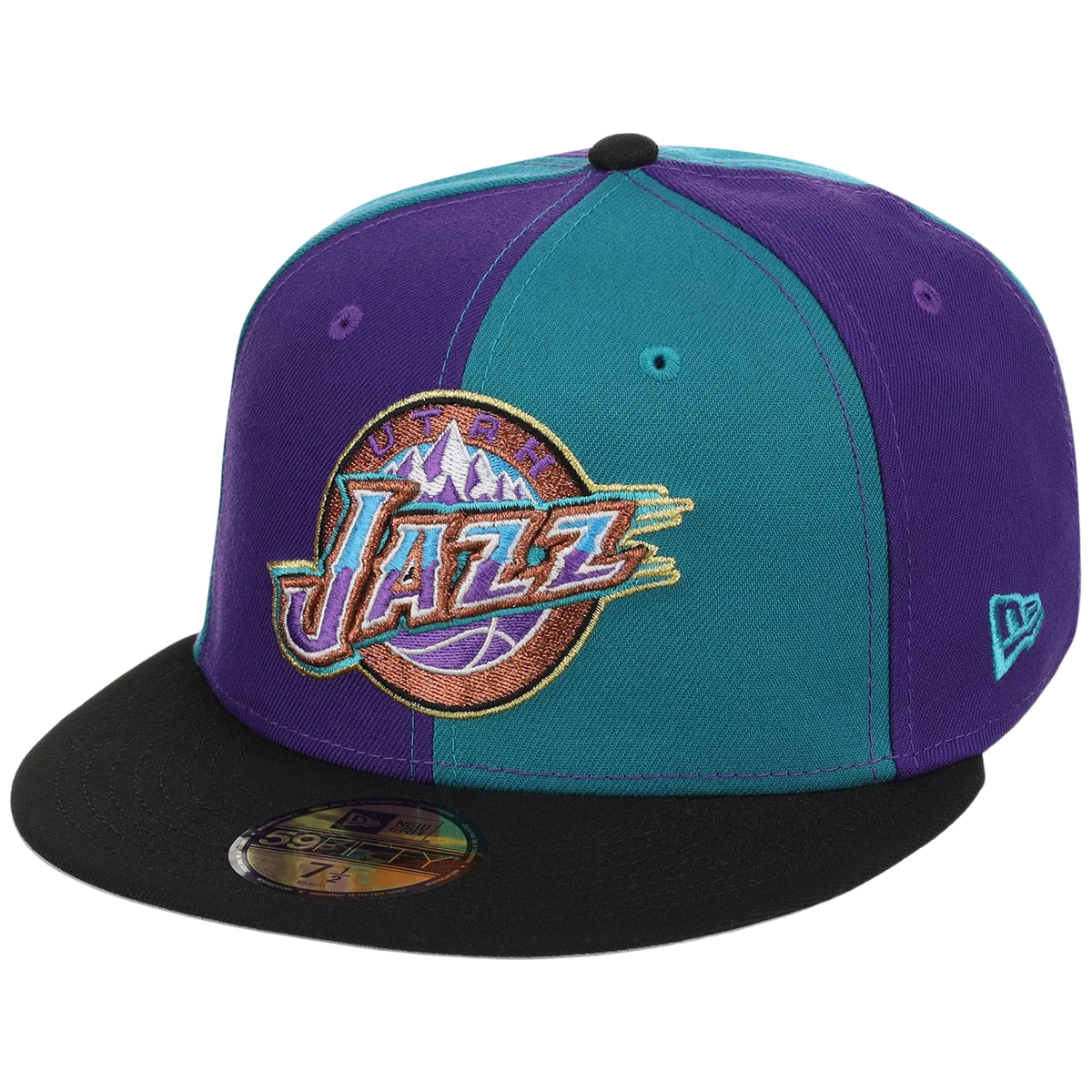 Utah Jazz NBA Pinwheel 2.0 New Era 59FIFTY detail view