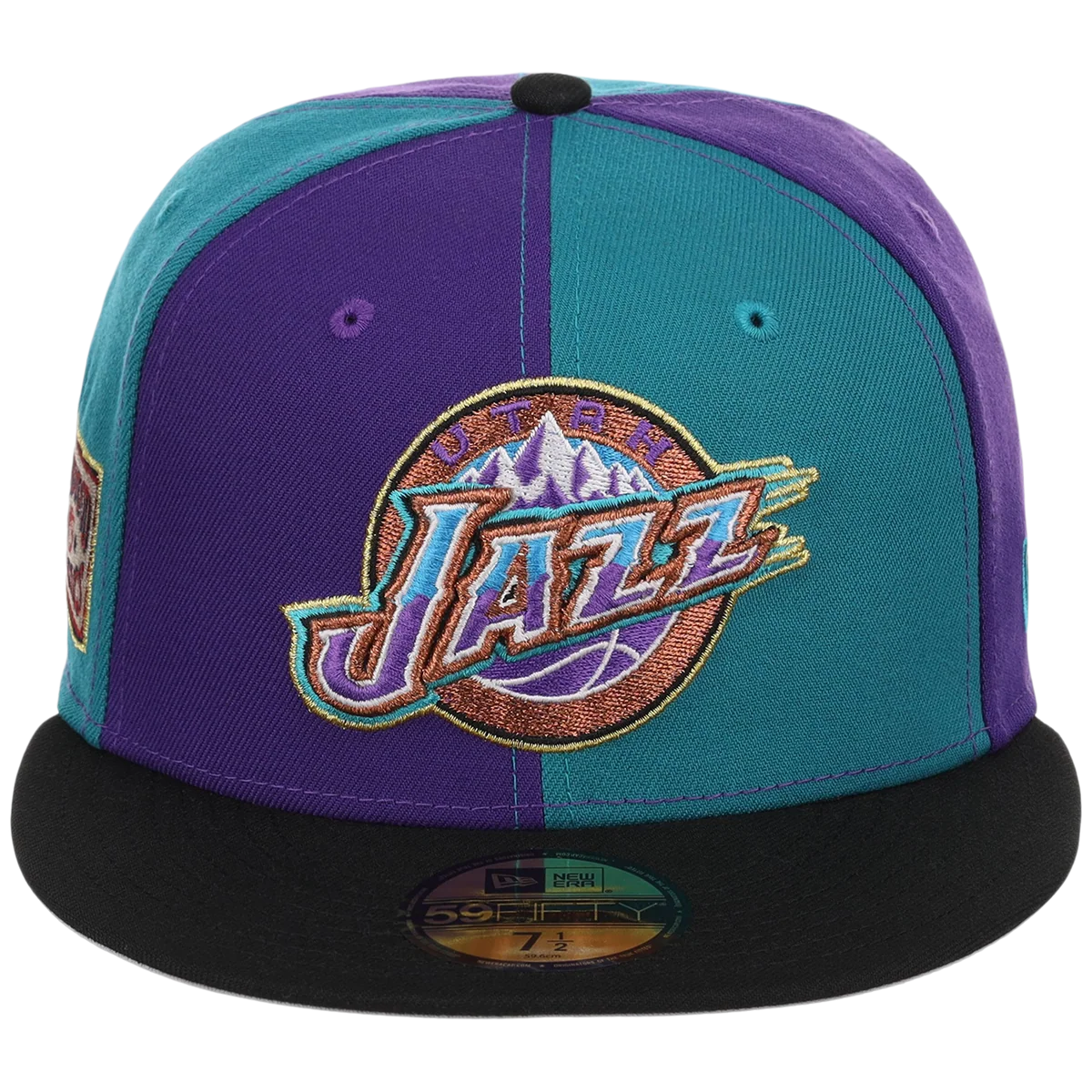 Utah Jazz NBA Pinwheel 2.0 New Era 59FIFTY detail view