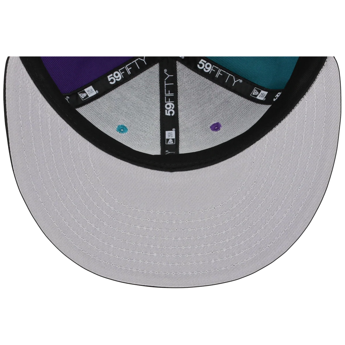 Utah Jazz NBA Pinwheel 2.0 New Era 59FIFTY back view