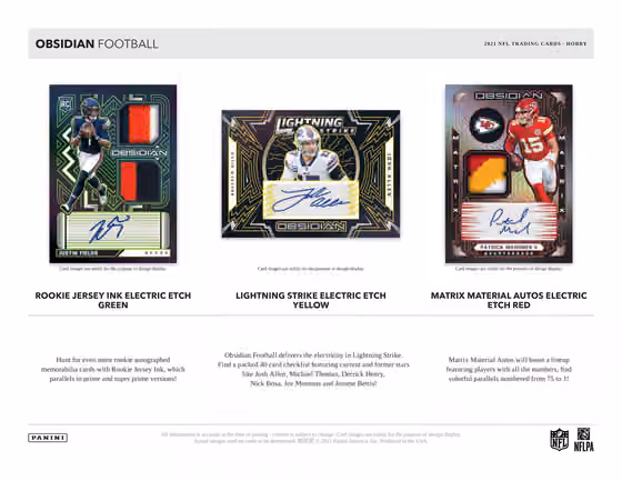 2021 Panini Phoenix Football Hobby Box NFL view 3