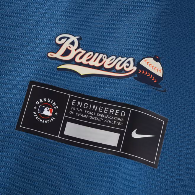 Milwaukee Brewers 2026 City Connect Stadium MLB Jersey Blue view 5