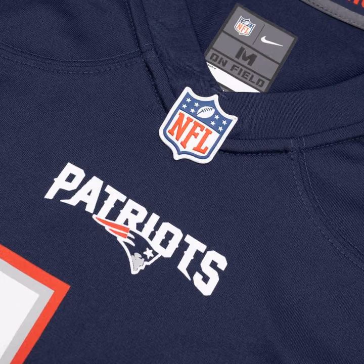 Tedy Bruschi #54 New England Patriots Nike Game NFL Jersey Navy view 5