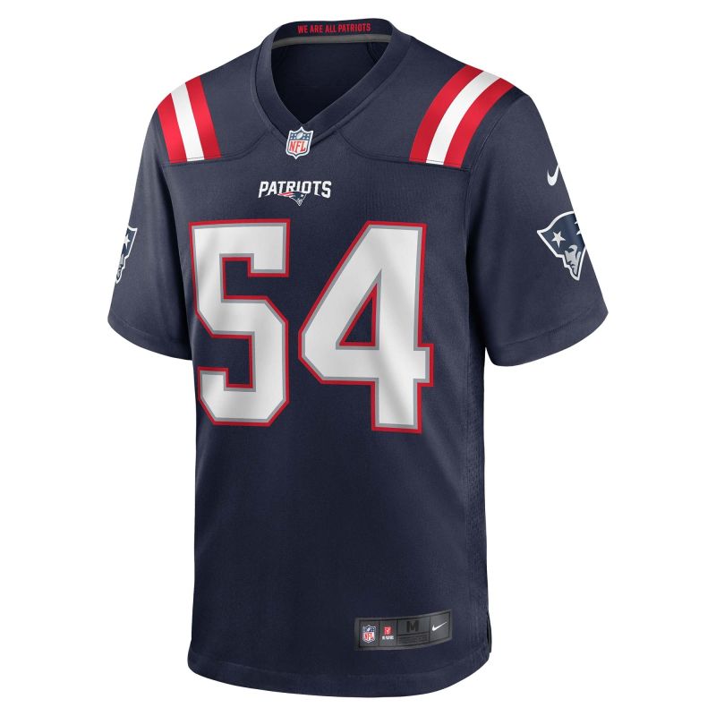 Tedy Bruschi #54 New England Patriots Nike Game NFL Jersey Navy view 2
