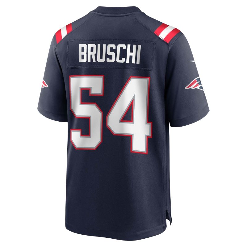 Tedy Bruschi #54 New England Patriots Nike Game NFL Jersey Navy view 3