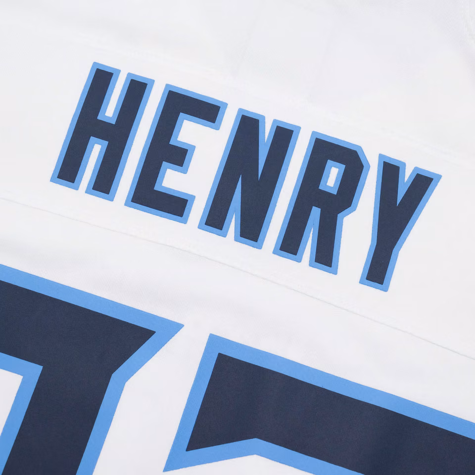 Derrick Henry #22 Tennessee Titans Nike Game NFL Football Jersey White view 4