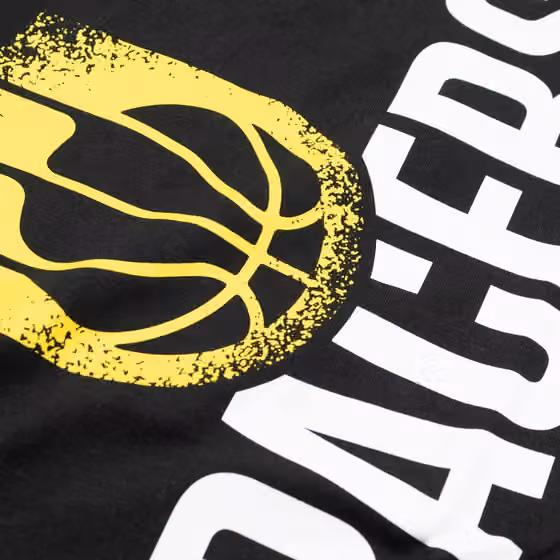 Indiana Pacers 2024 NBA City Edition New Era T-Shirt Black view 4