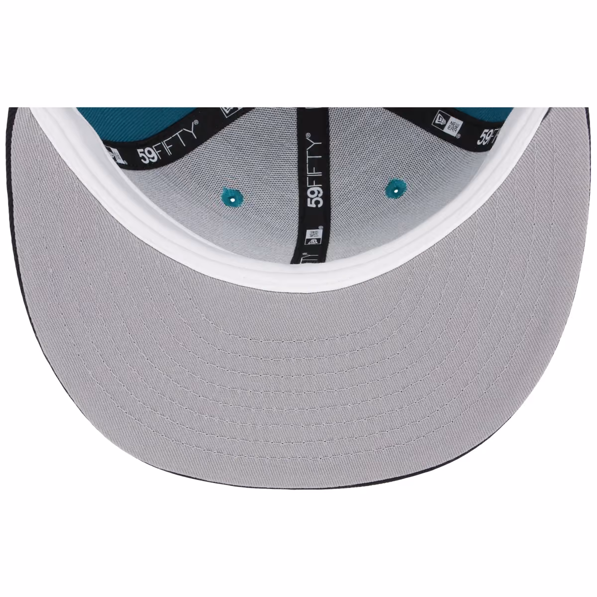 Seattle Mariners MLB Cooperstown Authentic Collection New Era 59FIFTY (Teal/Navy) back view