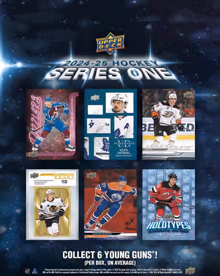 2024/25 Upper Deck Series 1 Hockey NHL Hobby Box view 2
