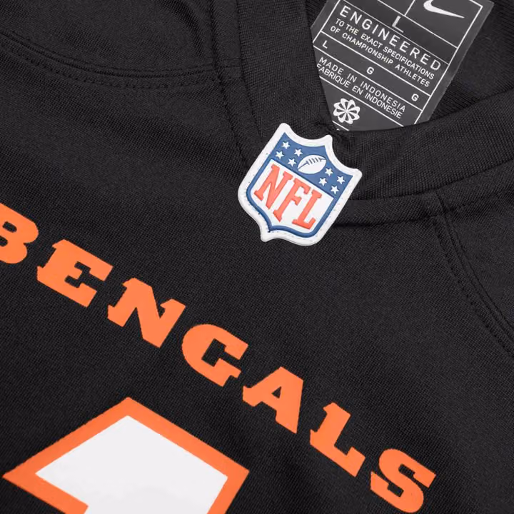 Ja'Marr Chase #1 Cincinnati Bengals Nike Game NFL Jersey Black (WOMEN'S) view 5