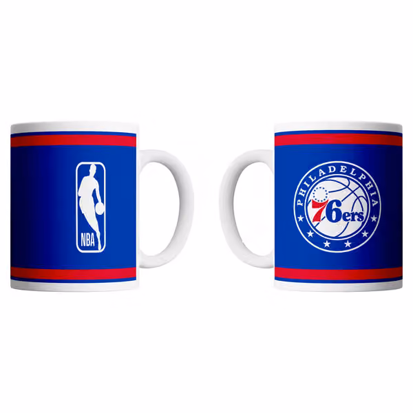 Philadelphia 76ers Logo & Shield NBA Mug (330 ml) view 1