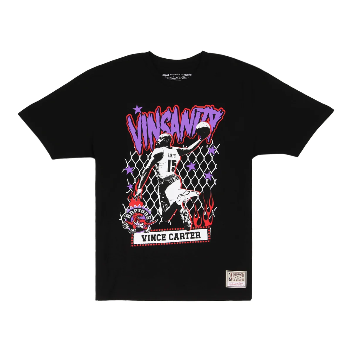 NBA Mitchell & Ness NBA Street Player Tee - Toronto Raptors front view