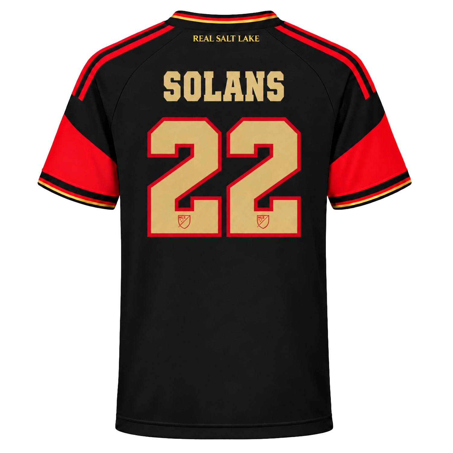 Sergi Solans RSL Black Jersey Remarkable Red Graphic
