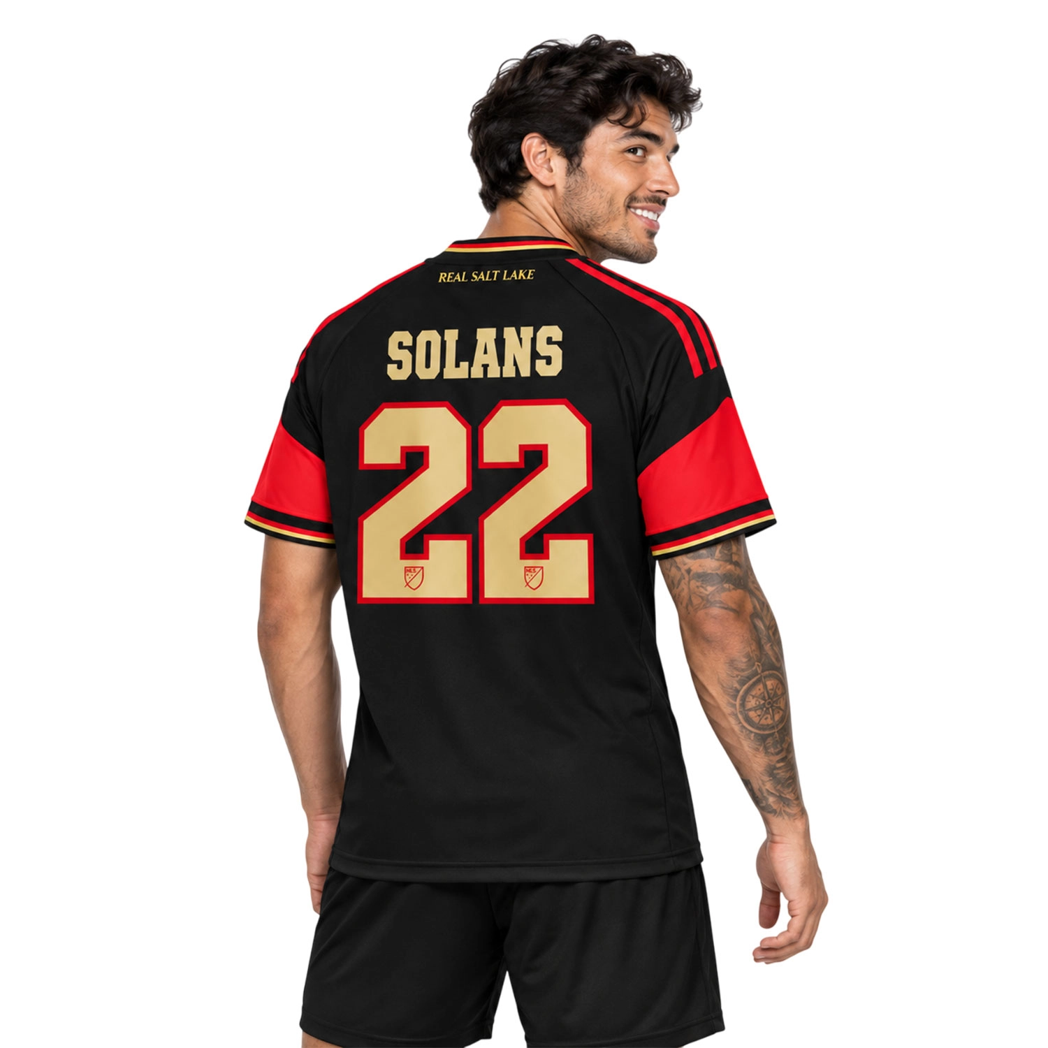 Sergi Solans RSL Black Jersey Remarkable Red Graphic