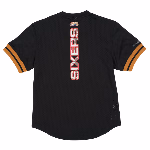 Philadelphia 76ers Mitchell & Ness Camo Reflective NBA Crew Mesh Jersey view 2