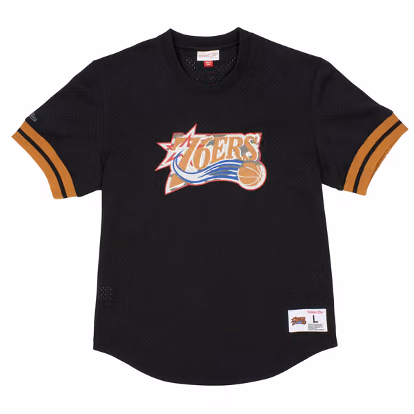 Philadelphia 76ers Mitchell & Ness Camo Reflective NBA Crew Mesh Jersey view 1