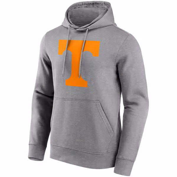 Tennessee Volunteers Primary Logo NCAA Hoodie Grey view 1