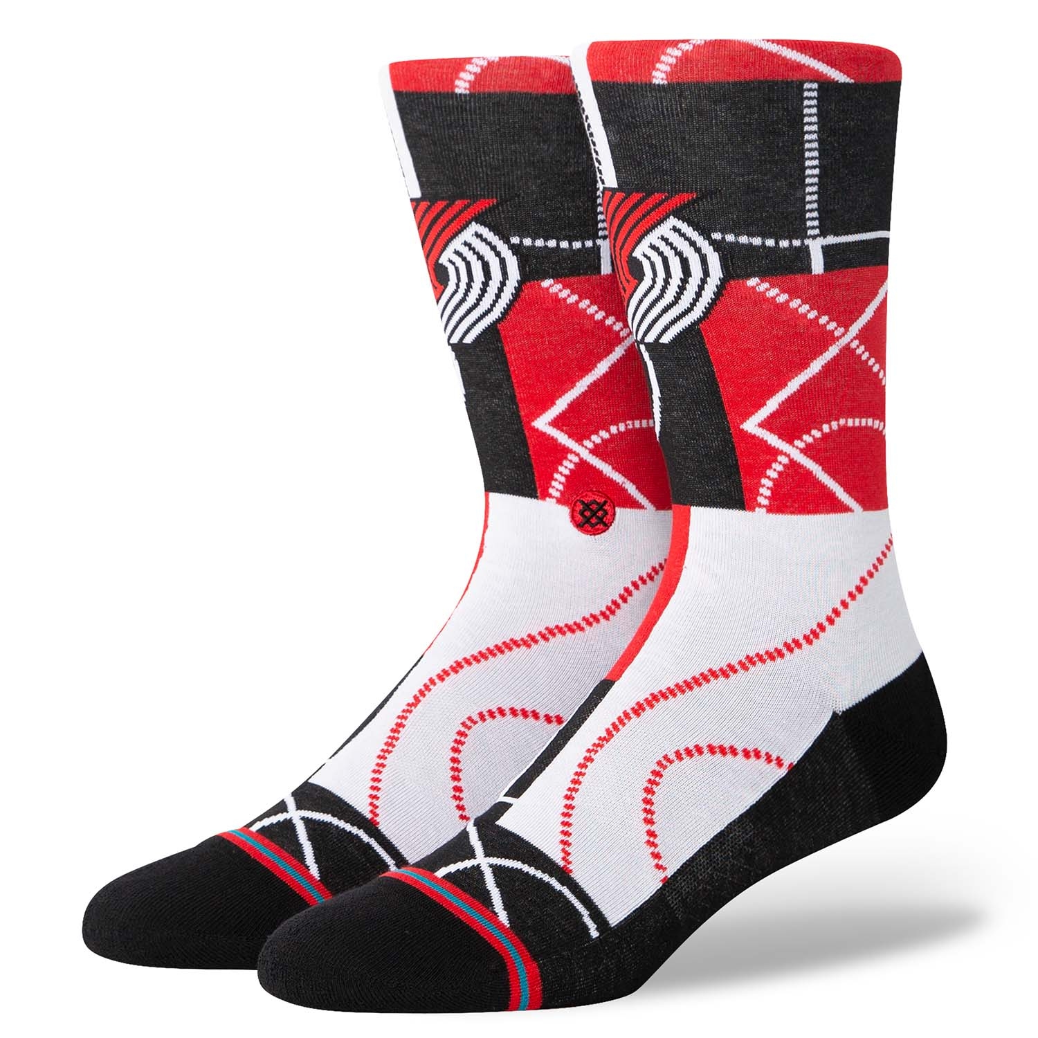Portland Trail Blazers Zone Stance NBA Crew Socks view 1