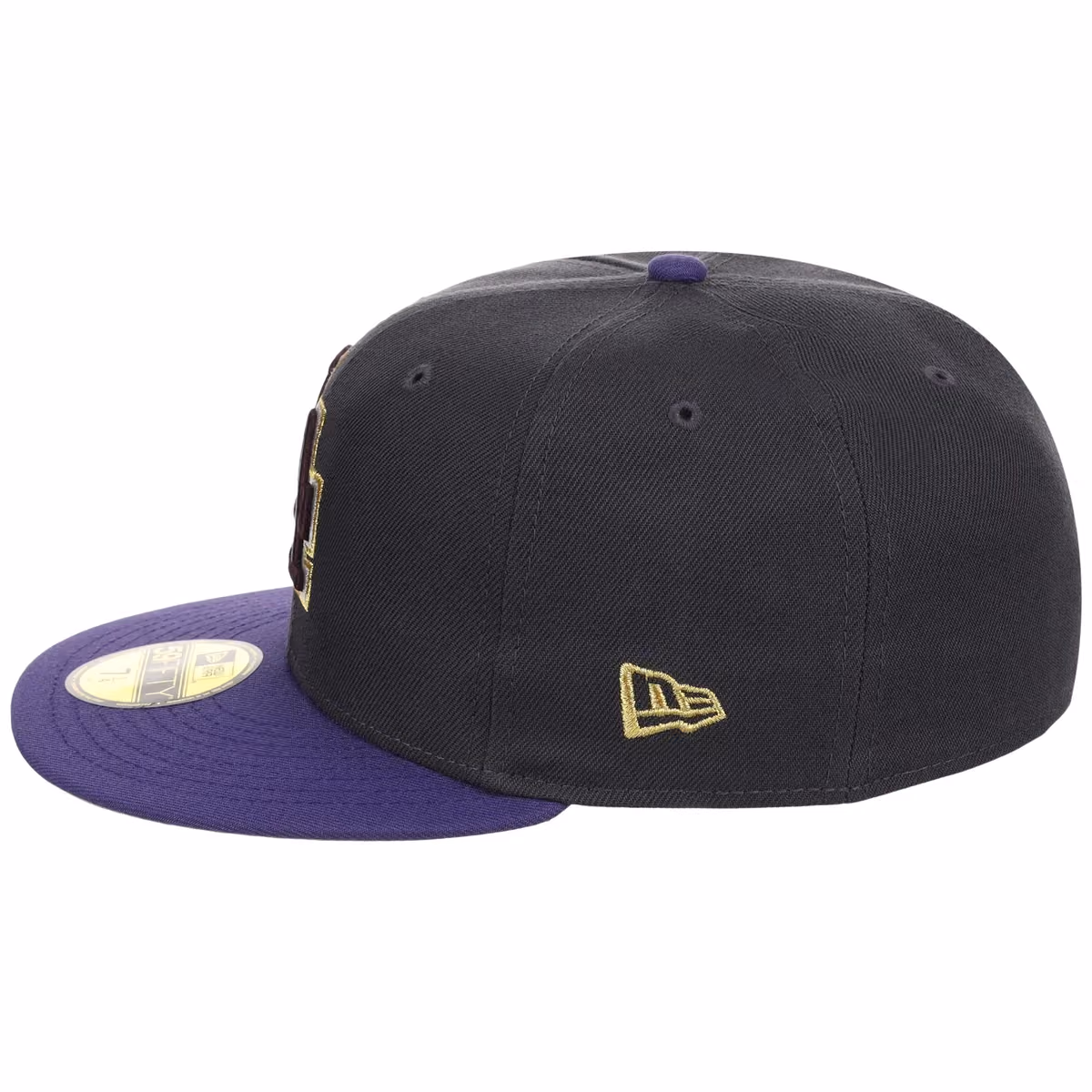 Los Angeles Dodgers MLB Midnight Orchid New Era 59FIFTY detail view