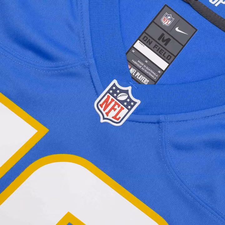 Justin Herbert #10 Los Angeles Chargers Nike Game NFL Jersey Powder Blue view 5