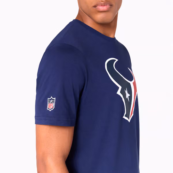 Houston Texans Team Logo New Era NFL T-Shirt Navy view 3