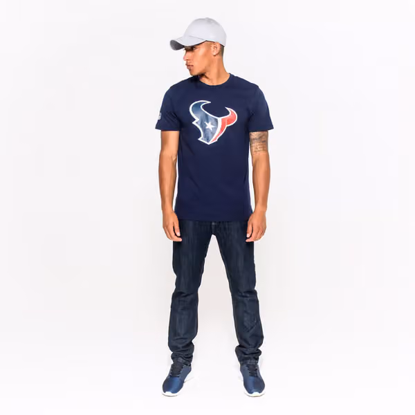 Houston Texans Team Logo New Era NFL T-Shirt Navy view 5