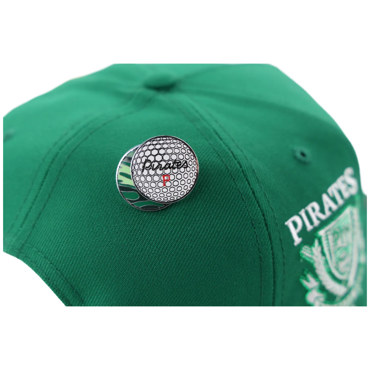 Pittsburgh Pirates MLB Augusta Bloom New Era 9FORTY w/ Golf Pin back view