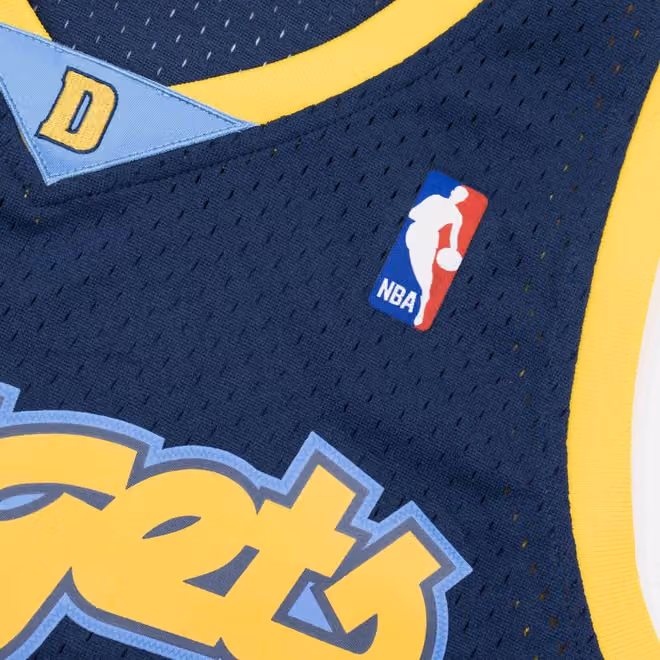 Allen Iverson #3 Denver Nuggets 2006-07 Mitchell & Ness Swingman NBA Jersey Navy view 5