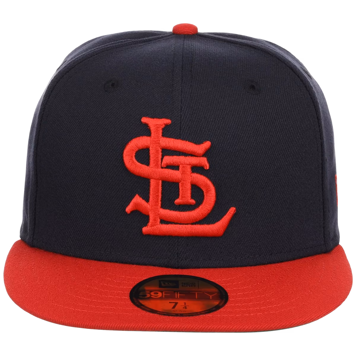 St. Louis Cardinals MLB Cooperstown Authentic Collection New Era 59FIFTY (Navy/Red) detail view