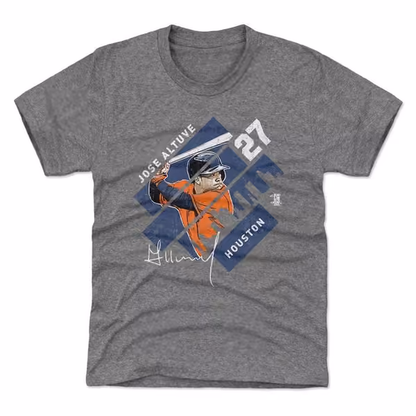 Jose Altuve Houston Stripes MLB T-Shirt view 1