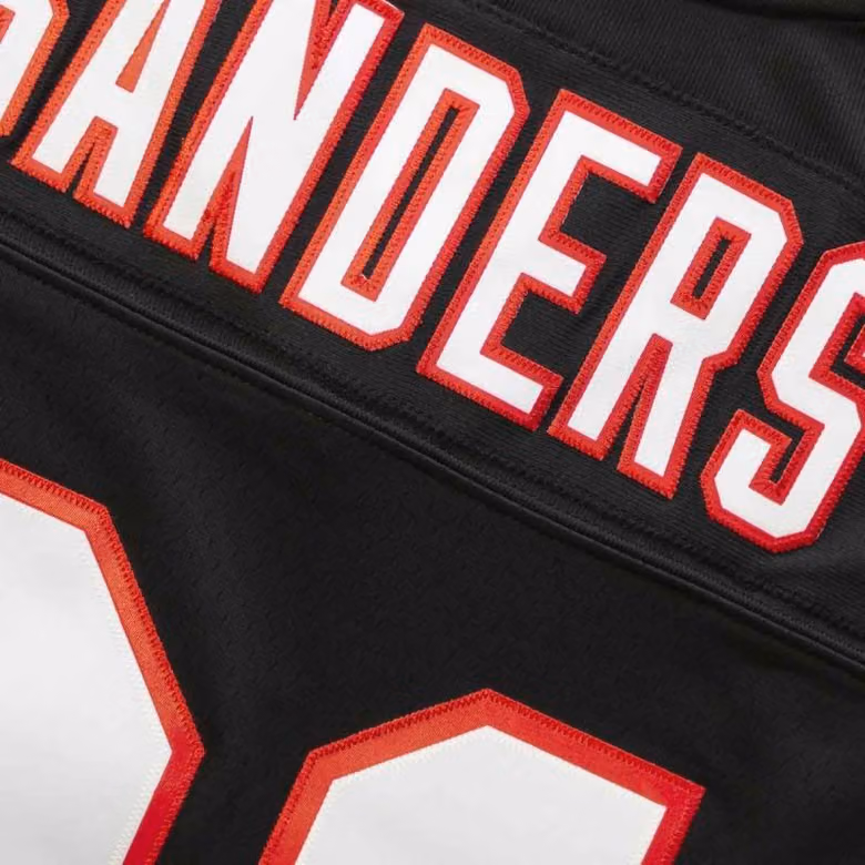 Deion Sanders #21 Atlanta Falcons 1992 Legacy Throwback NFL Jersey Black view 5