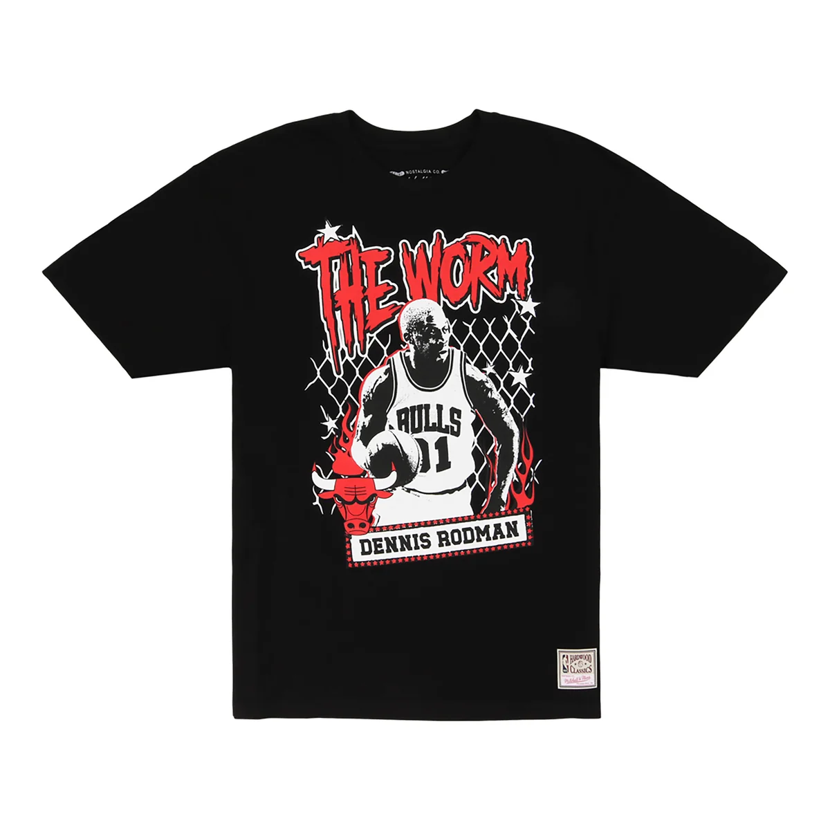 NBA Mitchell & Ness NBA Street Player Tee - Chicago Bulls front view