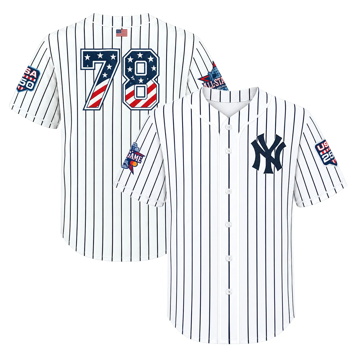 Fourth of July Spencer Jones Yankees Jersey Vibrant Style