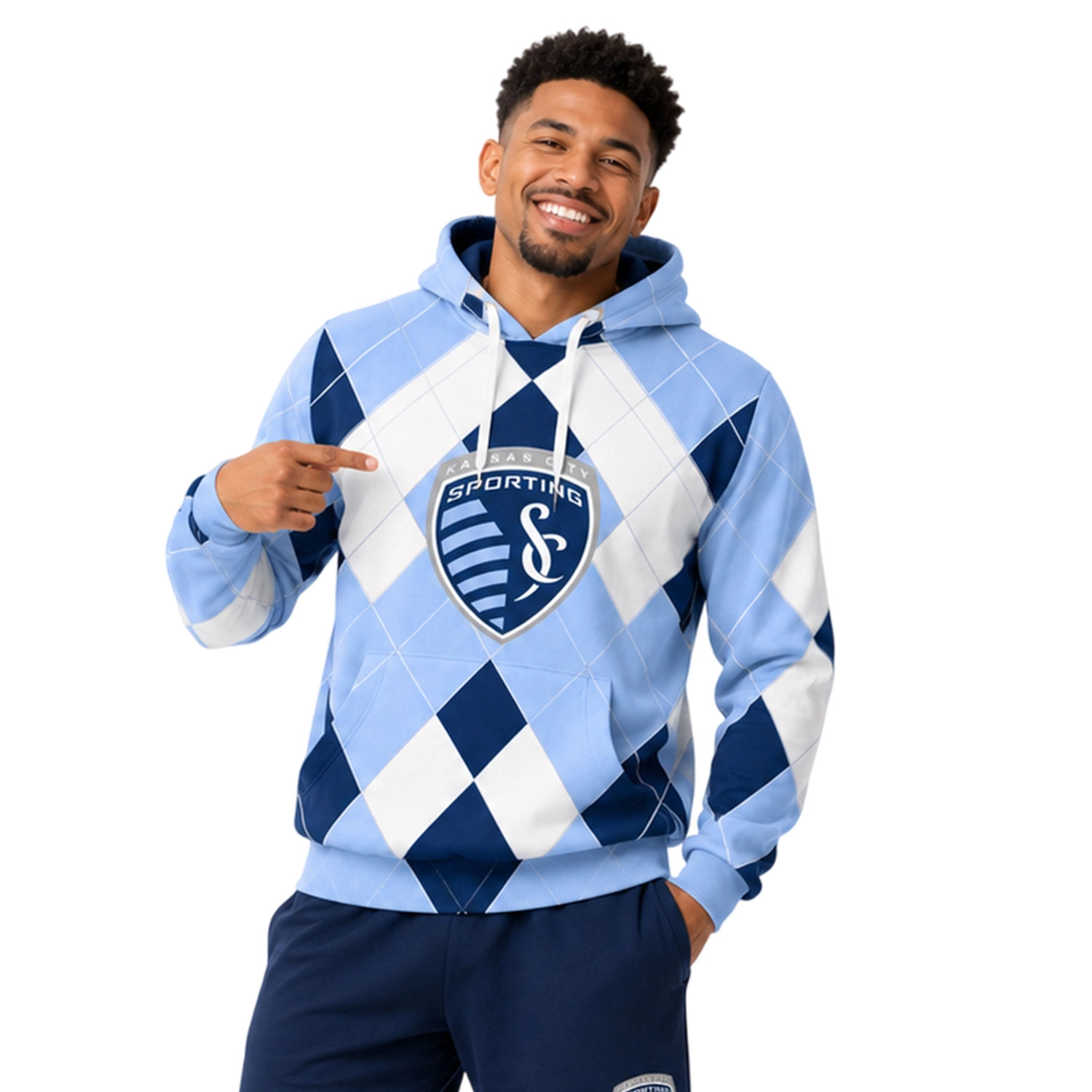 Sporting Kansas City Hoodie Custom Remarkable Blue Style