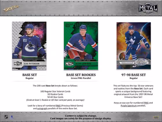 2020/21 Upper Deck Skybox Metal Universe Hockey Hobby Box NHL view 2