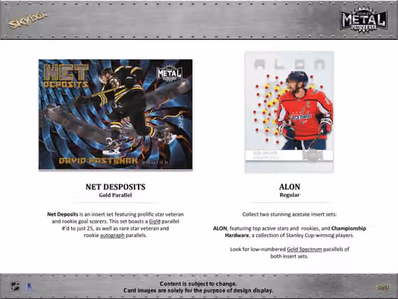 2020/21 Upper Deck Skybox Metal Universe Hockey Hobby Box NHL view 4
