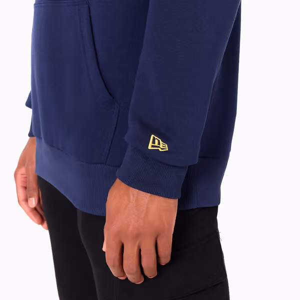 Indiana Pacers Team Logo Hoodie NBA Sweatshirt Navy view 4
